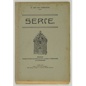 ZUBRZYCKI Jan Sas - Das Herz. Eine Sammlung von Elementen der polnischen Volks- und Nationalkunst. (Mit Zeichnungen). Lwów 1921. Skł....