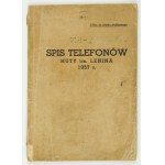 ČASOVÝ seznam účastníků automatické telefonní ústředny ocelárny Lenin. [Nowa Huta] 1957. ocelárny Lenin. 8,...