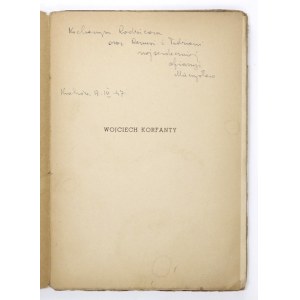 TOBIASZ M. - Wojciech Korfanty. Dedykacja autora