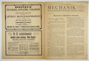 MECHANIK. Illustrated technical monthly. R. 3, z. 4: IV 1921