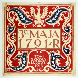 3ci Maja 1791 r. Kraków [1913]. Litografia K. Kranikowski.
