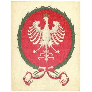 WOLNA Zjednoczona Niepodległa Polska. B. m. [191-?]. B. w.