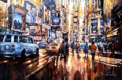 Piotr Zawadzki, Metropolis. Times Square New York part 1, 2024