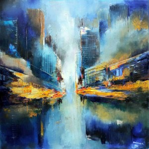 Tadeusz Machowski, N.Y.C. after rain, 2023