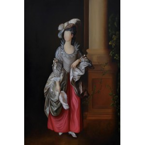 Daria Zbień, Blüte von Thomas Gainsborough - The Honourable Mrs Graham, 2024