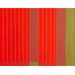 Julian Stanczak (1928 Borownica - 2017 Seven Hills, Ohio), Uražená červená, 1967