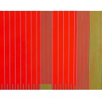 Julian Stanczak (1928 Borownica - 2017 Seven Hills, Ohio), Offended Red, 1967