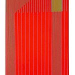 Julian Stańczak (1928 Borownica - 2017 Seven Hills, Ohio), Urażony czerwony, 1967