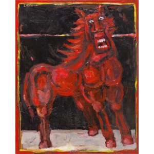 Eugeniusz Markowski (1912 Warschau - 2007 Warschau), Das Pferd (doppelseitiges Werk)