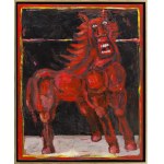 Eugeniusz Markowski (1912 Warsaw - 2007 Warsaw), Horse (double-sided work)