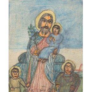 Nikifor Krynicki, Św. Józef z Dzieciątkiem Jezus