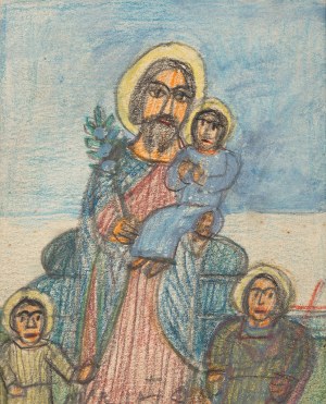 Nikifor Krynicki, Św. Józef z Dzieciątkiem Jezus