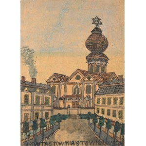 Nikifor Krynicki, Synagoga w Tarnowie