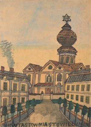 Nikifor Krynicki, Synagoga w Tarnowie