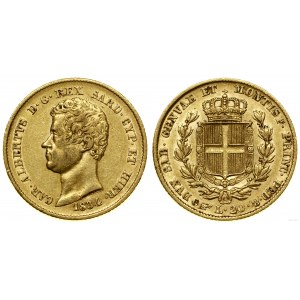 Italien, 20 Lire, 1824, Turin