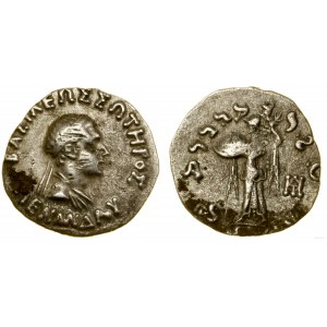 Grecja i posthellenistyczne, drachma, ok. 160-145 pne, Pushkalavati