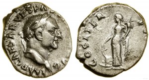 Cesarstwo Rzymskie, denar, 69-79, Rzym