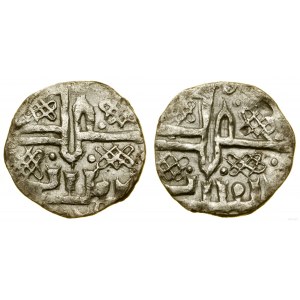 Wielkie Księstwo Moskiewskie, imitacja monety Złotej Hordy, końcówka XIV w., Briańsk