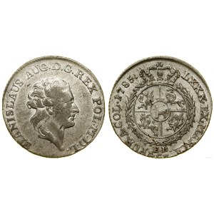 Pologne, zloty (4 grosze), 1785, Varsovie