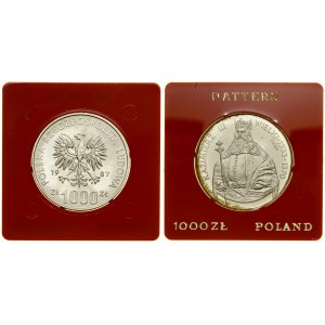 Poľsko, 1 000 zlotých, 1987, Varšava