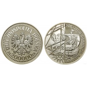 Poland, 200,000 zloty, 1992, Warsaw