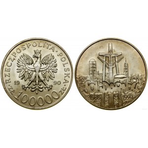 Poland, 100,000 zloty, 1990, USA