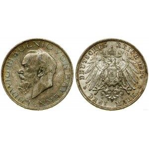 Niemcy, 3 marki, 1914 D, Monachium