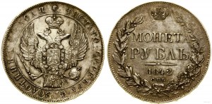 Russia, 1 ruble, 1842, St. Petersburg