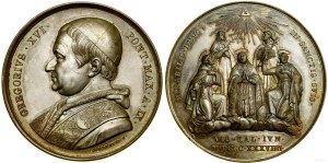 Vatican City, medal with Pope Gregory XVI, 1839