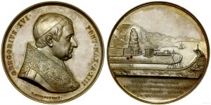 Vatican City, medal with Pope Gregory XVI, 1843