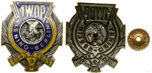 Poland, Commemorative badge of the 1st Infantry Division, Warsaw