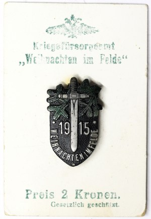 Österreich, Franz Joseph I. (1848-1916), Kappenabzeichen 1915