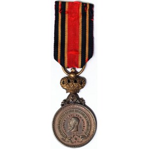 Belgien, Leopold II (1865-1909), Medaille o.J.