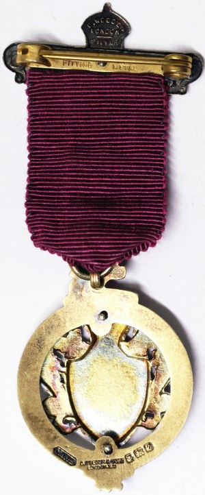 Wielka Brytania - Medale masońskie, Królestwo, Jerzy V (1910-1936), Medal 1925
