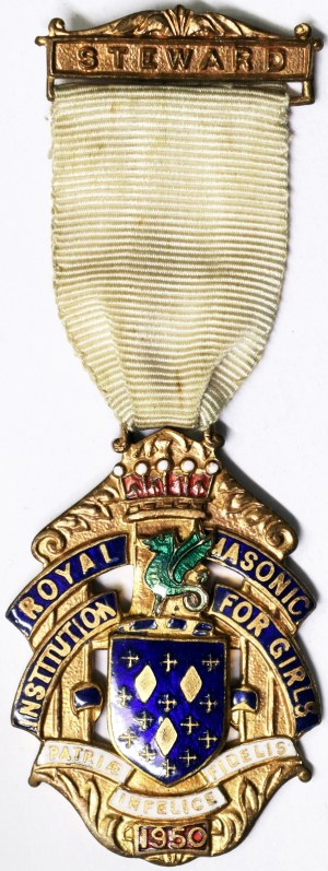 Great Britain - Masonic medals, Kingdom, George VI (1936-1952), Medal 1950