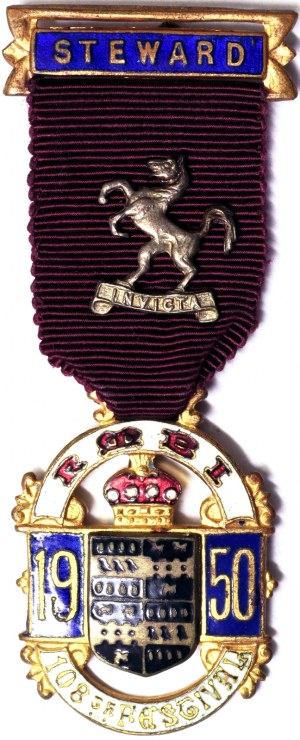 Great Britain - Masonic medals, Kingdom, George VI (1936-1952), Medal 1950