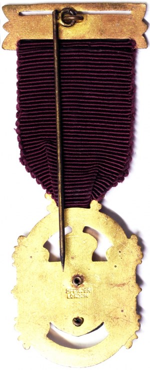 Wielka Brytania - Medale masońskie, Królestwo, Jerzy VI (1936-1952), Medal 1950