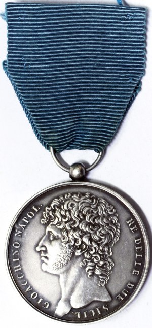 Włochy, Neapol, Gioacchino Napoleone (1808-1815), medal z 1809 r.