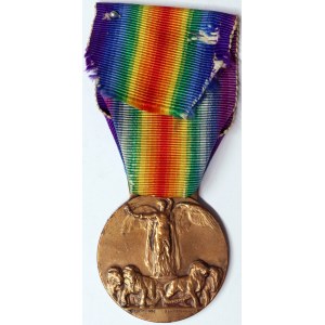 Taliansko, Talianske kráľovstvo, Vittorio Emanuele III (1900-1946), medaila 1914-18