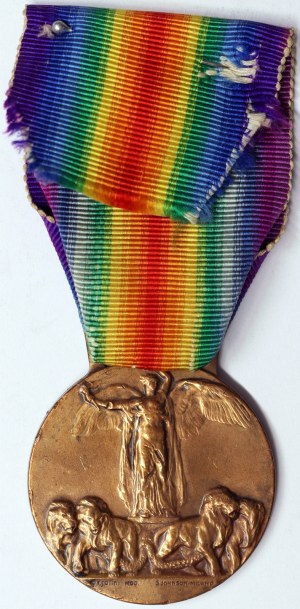 Italien, Königreich Italien, Vittorio Emanuele III (1900-1946), Medaille 1914-18