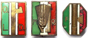 Itálie, Italské království, Vittorio Emanuele III (1900-1946), šarže 3 ks.