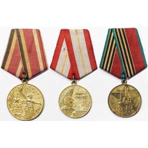 Russia, CCCP (U.S.S.R.) (1924-1991), Lotto 3 pezzi.