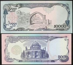Afghanistan, Stato Islamico (1992-2002), Lotto 2 pezzi.
