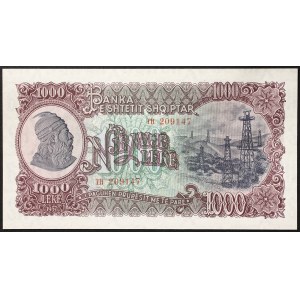 Albania, People's Socialist Republic (1945-1990), 1.000 Leke 1957