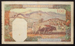 Alžírsko, spojenecká okupácia, 100 frankov 23/05/1942