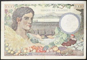 Algerien, französische Kolonie (1830-1962), 1.000 Francs 17/06/1942