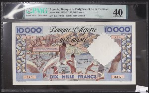 Alžírsko, francouzská kolonie (1830-1962), 10 000 franků 1955-57
