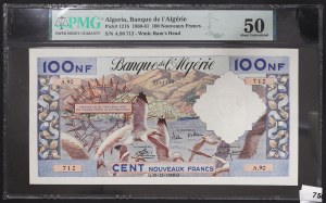 Algeria, French colony (1830-1962), 100 New Francs 1960-61