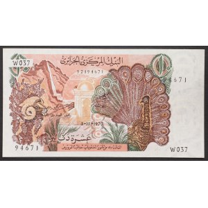 Alžírsko, republika (1962-dátum), 10 dinárov 01/11/1970