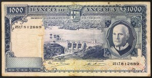 Angola, portugalská kolónia (do roku 1975), 1 000 escudos 10.6.1970